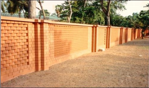 mur avec des BLOCS B-406